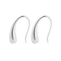 Titanium Steel Earring Hook, polished, fashion jewelry & for woman, original color 