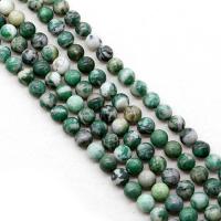 Jade Qinghai Perle, Qinghai Jade, rund, DIY & verschiedene Größen vorhanden, Länge:ca. 15 ZollInch, verkauft von Strang