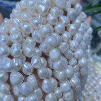 Barock kultivierten Süßwassersee Perlen, Natürliche kultivierte Süßwasserperlen, DIY, weiß, 10-11mm, Länge:ca. 15 ZollInch, verkauft von Strang