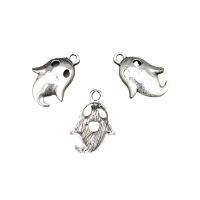 Zinc Alloy Jewelry Pendants, Ghost, antique silver color plated, vintage & DIY & hollow Approx 