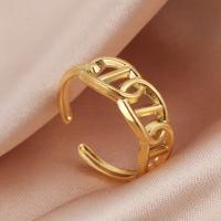 Stainless Steel Finger Ring, 304 Stainless Steel, plated, fashion jewelry & for woman 7.7mm,1.3mm 