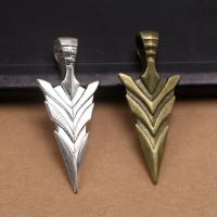 Zinc Alloy Jewelry Pendants, arrowhead, plated, vintage & DIY 