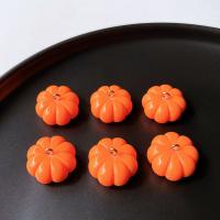 Imitation Food Resin Pendants, Pumpkin, cute & DIY, orange Approx 