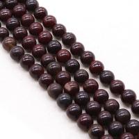 Perles en jaspe bréchique, Corde d'armure, Rond, DIY & normes différentes pour le choix Environ 15 pouce, Vendu par brin