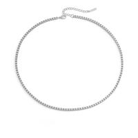 Halskette, 316 Edelstahl, Vakuum-Ionen-Beschichtung, Modeschmuck & verschiedene Größen vorhanden & Kastenkette & für Frau, keine, verkauft von PC
