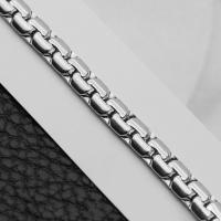 Titanium Steel Jewelry Necklace, Unisex original color, 4.8mm 