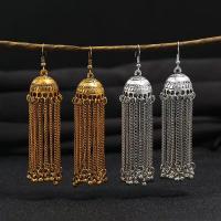 Fashion Fringe Earrings, Zinc Alloy, plated, fashion jewelry & for woman nickel, lead & cadmium free 