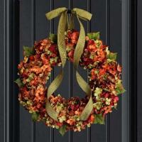 Plastic Simulation Wreath Ornaments, hanging & Wall Hanging 