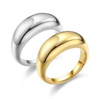 Titanium Steel Finger Ring, polished, fashion jewelry & Unisex 8mm,3mm 