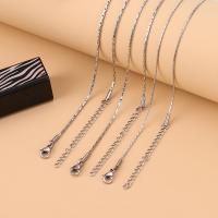 Stainless Steel Chain Necklace, 304 Stainless Steel, Vacuum Ion Plating, polished & DIY 