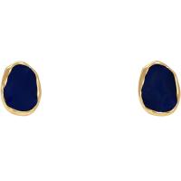 Enamel Zinc Alloy Stud Earring, fashion jewelry & for woman, 19*14mm,10mm 