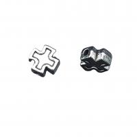 Zinc Alloy Spacer Beads, Cross, antique silver color plated, vintage & DIY Approx 