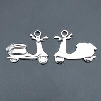 Zinc Alloy Jewelry Pendants, Motorcycle, antique silver color plated, vintage & DIY Approx [