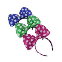 Hair Bands, Cloth, with Sequins, Bowknot, handmade, fashion jewelry & for woman 