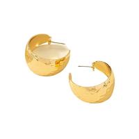Zinc Alloy Stud Earring, Vacuum Ion Plating, fashion jewelry, golden 
