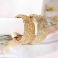 Brass Stud Earring, plated, fashion jewelry [