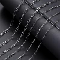 Stainless Steel Chain Necklace, 304 Stainless Steel, DIY original color 