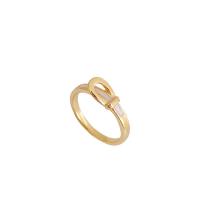 Палец кольцо-латунь, Латунь, ювелирные изделия моды & Женский, Золотой, 3.6cm, продается PC