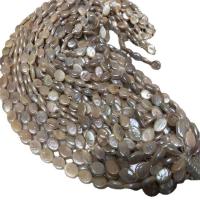 Perlas Botón Freshwater , Perlas cultivadas de agua dulce, Natural & Bricolaje, multicolor, longitud:36-38 cm, Vendido por Sarta[