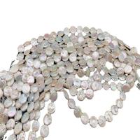 Button Cultured Freshwater Pearl Beads, Natural & DIY, multi-colored, 15-18mm cm 