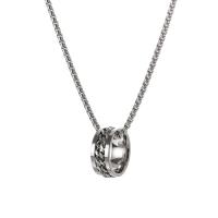 Stainless Steel Jewelry Necklace, 304 Stainless Steel, fashion jewelry & for man, original color Approx 23.6 Inch [