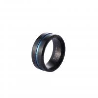 ステンレス指輪, 304ステンレススチール, 真空イオンプレーティング, ユニセックス & 異なるサイズの選択, 8mm, サイズ:6-12, 売り手 パソコン