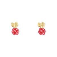 Resin Zinc Alloy Earring, with Resin, high quality plated, fashion jewelry & for woman [
