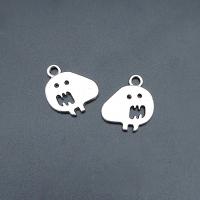 Zinc Alloy Jewelry Pendants, Ghost, antique silver color plated, vintage & DIY & hollow Approx [