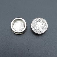 Zinc Alloy Spacer Beads, Flat Round, antique silver color plated, vintage & DIY Approx 