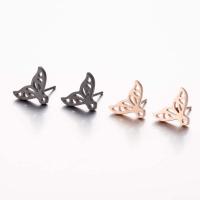 Titanium Steel Earrings, Mermaid tail, fashion jewelry & for woman 