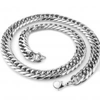 Stainless Steel Jewelry Necklace, 304 Stainless Steel, polished, fashion jewelry & for man, 8mm [