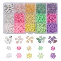 DIY Jewelry Finding Kit, Polymer Clay, with Natural Stone & Plastic Box & Glass Seed Beads, mixed colors Approx 