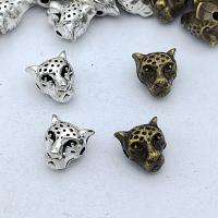Perles intercalaires en alliage de zinc, léopard, Placage, durable & DIY, plus de couleurs à choisir, Environ Vendu par sac