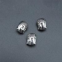 Zinc Alloy Spacer Beads, Buddha, antique silver color plated, durable & DIY Approx [