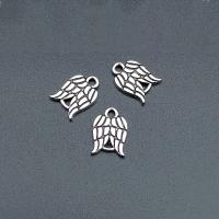 Wing Shaped Zinc Alloy Pendants, antique silver color plated, durable & DIY Approx [