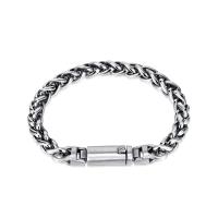 Stainless Steel Chain Bracelets, 304 Stainless Steel, polished, fashion jewelry & for woman, original color cm [