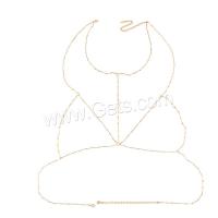 Body Chain Jewelry, Zinc Alloy, gold color plated, fashion jewelry & for woman, golden 