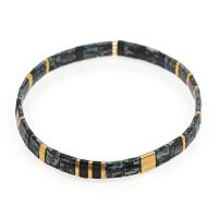 Glass Seed Beads Bracelets, TILA Beads, Tila, brushwork, Bohemian style Approx 16.5 cm 
