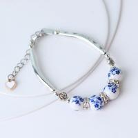 Bracelets en porcelaine, fait à la main, bijoux de mode & unisexe & modèles différents pour le choix Environ 13-23 cm, Vendu par PC