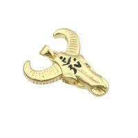 Латунные Подвески в форме животного, Латунь, плакирован золотом, ювелирные изделия моды & Женский отверстие:Приблизительно 0.4mm, продается PC