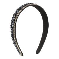 Hair Bands, Resin, with Crystal & Iron, fashion jewelry & with rhinestone [
