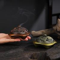 Brass Incense Burner, half handmade, for home and office & durable [