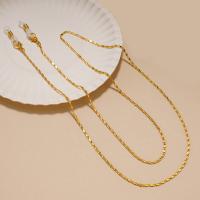 Brass Glasses Chain, plated, durable & anti-skidding & multifunctional Approx 75 cm [