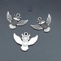 Zinc Alloy Animal Pendants, Owl, antique silver color plated, durable & break proof & DIY Approx [