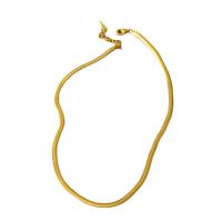 Brass Jewelry Necklace, with 5cm extender chain, plated, snake chain & for woman 4mm Approx 40 cm 