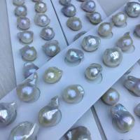 Baroque Cultured Freshwater Pearl Beads, DIY & no hole, white, 11-13mm 