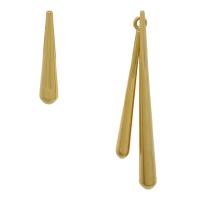 Asymmetric Earrings, Brass, real gold plated, fashion jewelry & for woman 