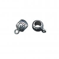 Zinc Alloy Bail Beads, antique silver color plated, vintage & DIY Approx [