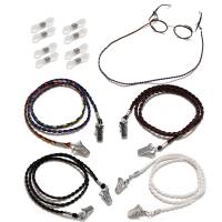 Polyester Glasses Anti-skidding Rope, with PU Leather, 4 pieces & multifunctional Approx 75 cm 