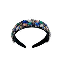 Hair Bands, Suede, fashion jewelry & micro pave cubic zirconia [